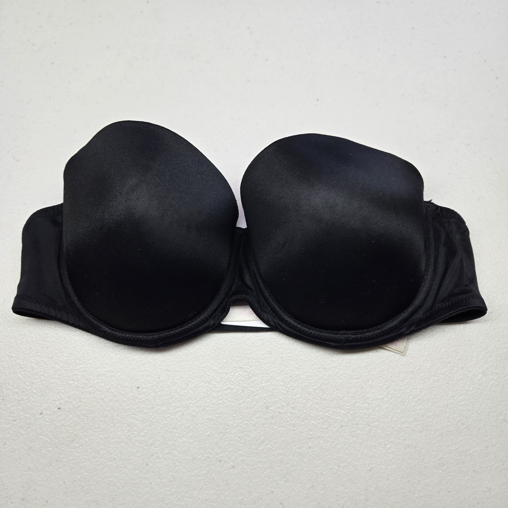 Victoria's Secret PINK Women Bra 34C Black Multi Way Strapless Wear Everywhere